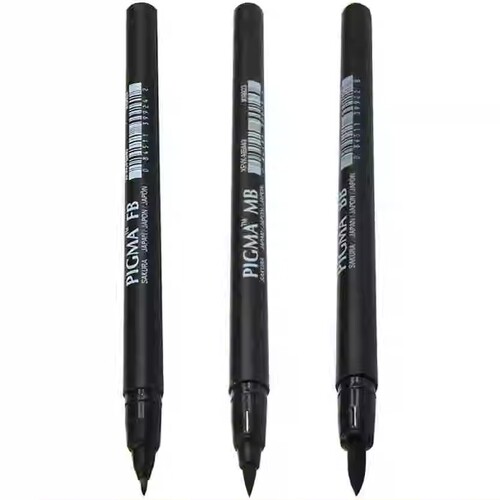 Japanese cherry blossom elegant calligraphy brush, practice writing, hand-drawn scientific brush, soft tip, large, medium, small regular script, painting brush, line drawing brush