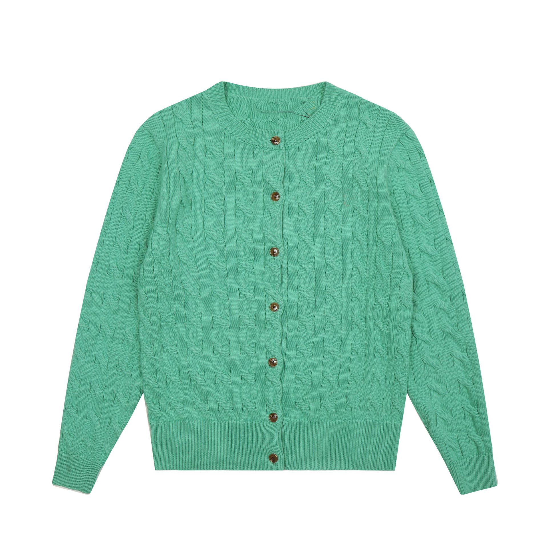 006 LF ホーム秋冬 DS ツイスト刺繍スリムニットセーター優しいレトロレディースカーディガンジャケット