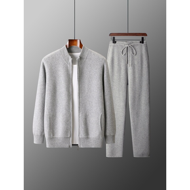 100% Pure Wool Cardigan Men's Half Turtleneck Zipper Reversible Autumn and Winter New Thickeneded Wool Knitted Suit Sweater 100% Pure Wool Cardigan Men's Half Turtleneck Zipper Reversible Autumn and Winter New Thickeneded Wool Knitted Suit Sweater