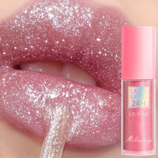 Cross-border dedicated to flash lip glaze mirror lip gloss lipstick fine flash lip gloss water lipstick makeup cosmetics generation