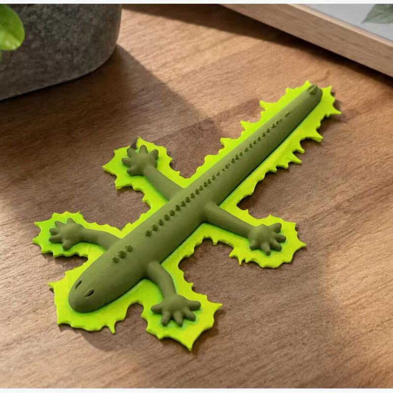 Cross-Border 3D Printed Adventure of Jackie Chan - Dad's Magic (Dry Lizard) Lizard Pendant, a Hit on Tiktok Cross-Border 3D Printed Adventure of Jackie Chan - Dad's Magic (Dry Lizard) Lizard Pendant, a Hit on Tiktok