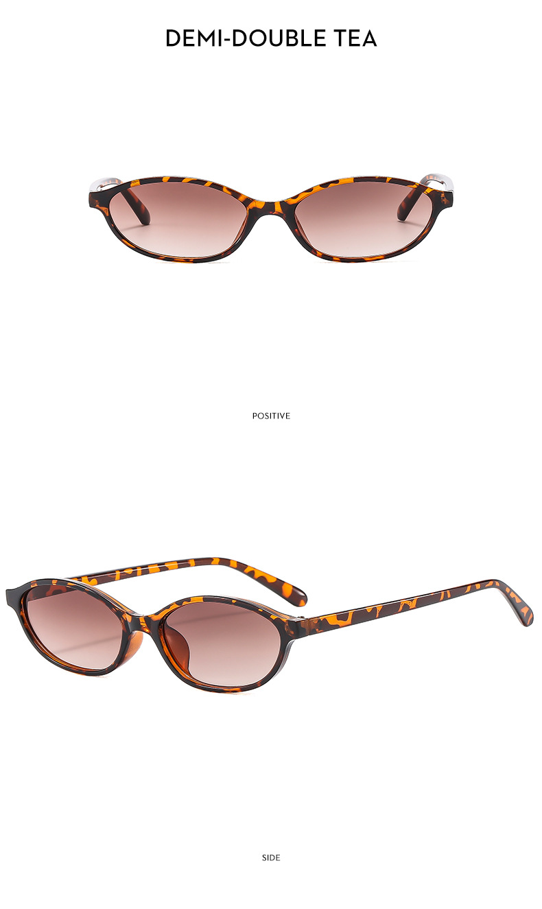 Women's Gender Streetwear Solid Color Ac UV400 Protection Oval Frame Full Frame Women's Sunglasses