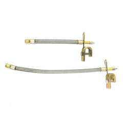 汽車卡車巴士平衡車輪胎氣嘴充氣延伸加長不鏽鋼編織金屬延長管