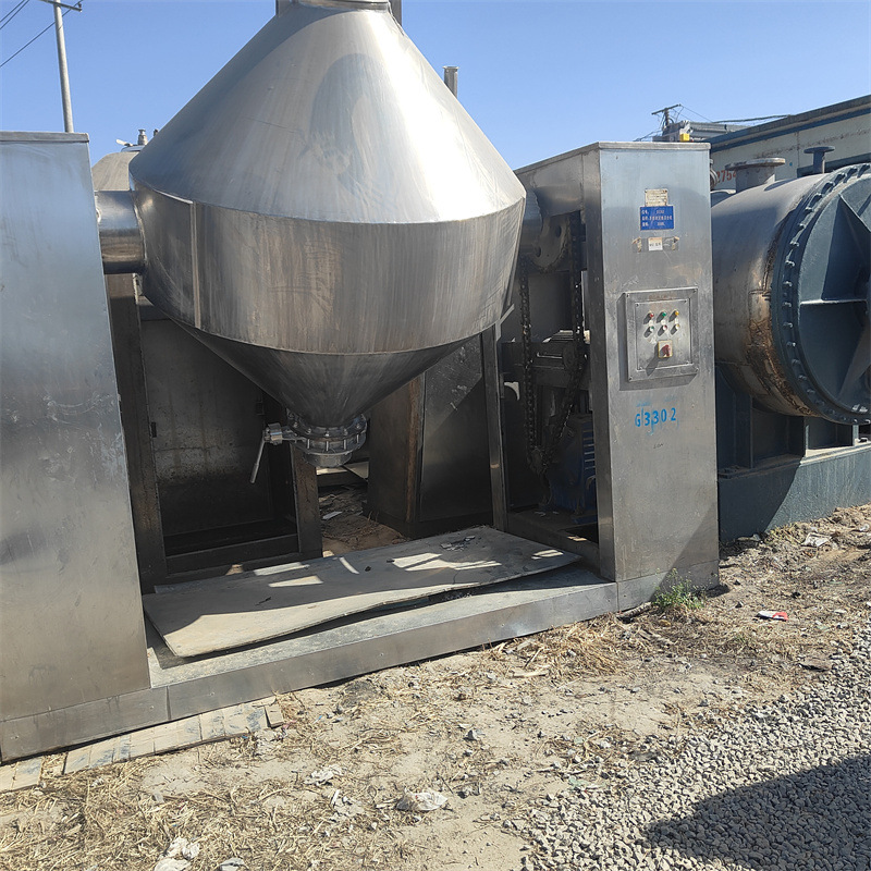 二手搪瓷双锥干燥机  150升真空回转式干燥设备9成新