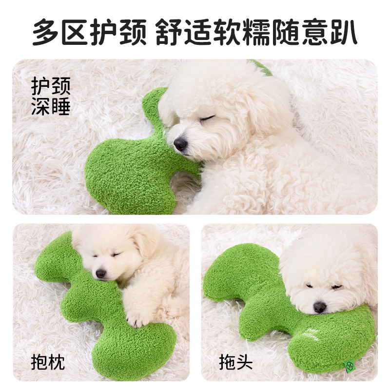 Nuevo estilo para mascotas Almohada para perros Almohada para perros Acompañamiento Juguetes para perros Juguetes para gatos Almohada para dormir para mascotas al por mayor Transfronterizo