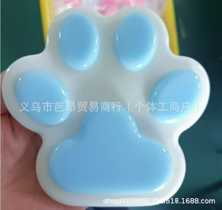 ラブオーバーサイズ透明猫の爪減圧猫の爪絞りおもちゃ超柔らかいビッグマック高価値発散おもちゃ|undefined