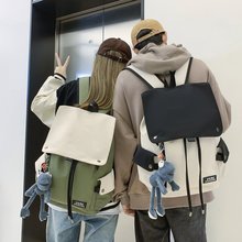 男女大容量双肩包女2022新款潮韩版户外登上包休闲旅行包男女背包