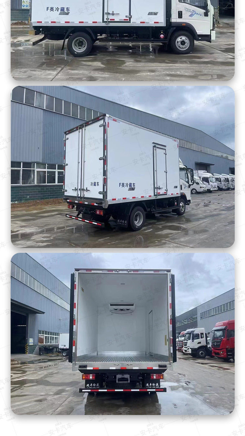 Exporting Sinotruk Howo Small Refrigerated Truck 4.2m Box-Type Refrigerated Truck Fresh Meat and Produce Cold Chain Truck for Slaughterhouses