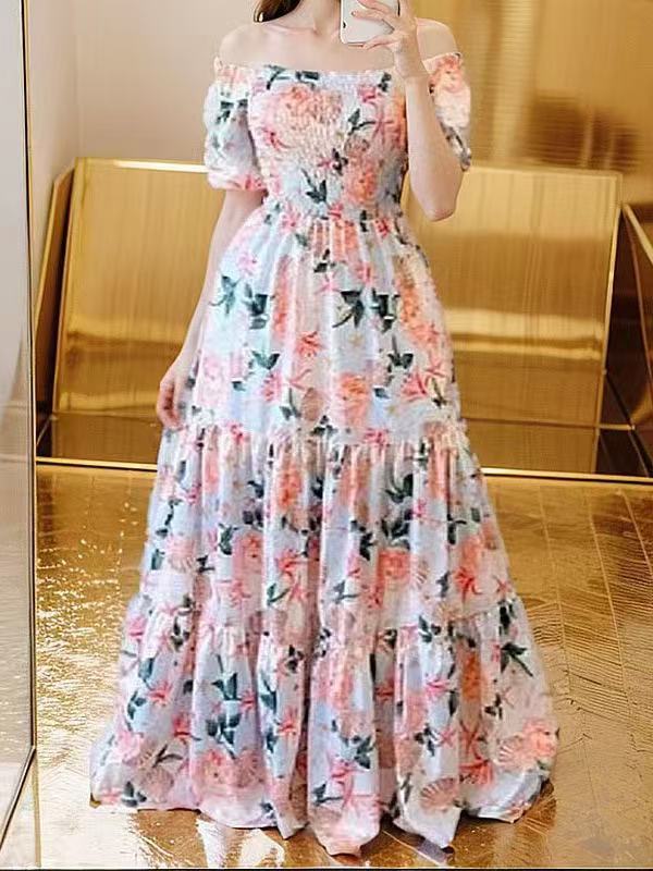 Women's Floral Summer Maxi Dress