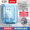 IP55 level waterproof blue waterproof box