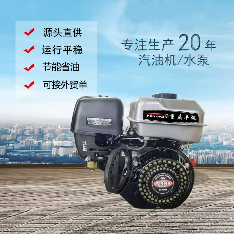 170F Малый румпель мощность 168F турник с воздушным охлаждением бензиновый двигатель мощность ручной/электрический старт