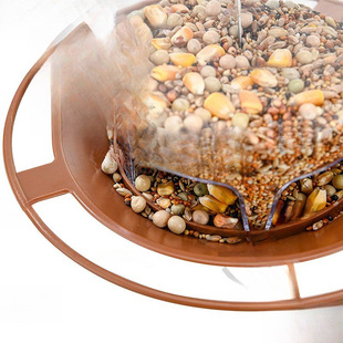Foldable Bird Feeder for Courtyard, Bird Food Box, Telescopic Outdoor E-Commerce Cross-Border Balcony Hanging Feeder
