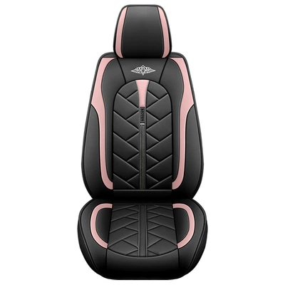 Universal seat cover | and Breathable Leather Seat Cushion - one-single-seat-in-the-front-row-sakura-pink-a-complete-set-of-five-seats