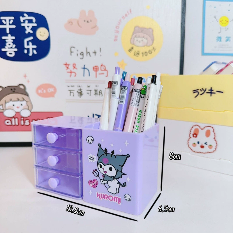 Органайзер для ручек (Sanrio) милая коробка-органайзер с 3 ящиками — маленькие и большие размеры