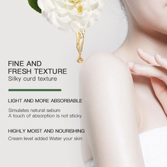 Cross-border camellia body milk, moisturizing and exfoliating body milk, long-lasting fragrance, body lotion for export