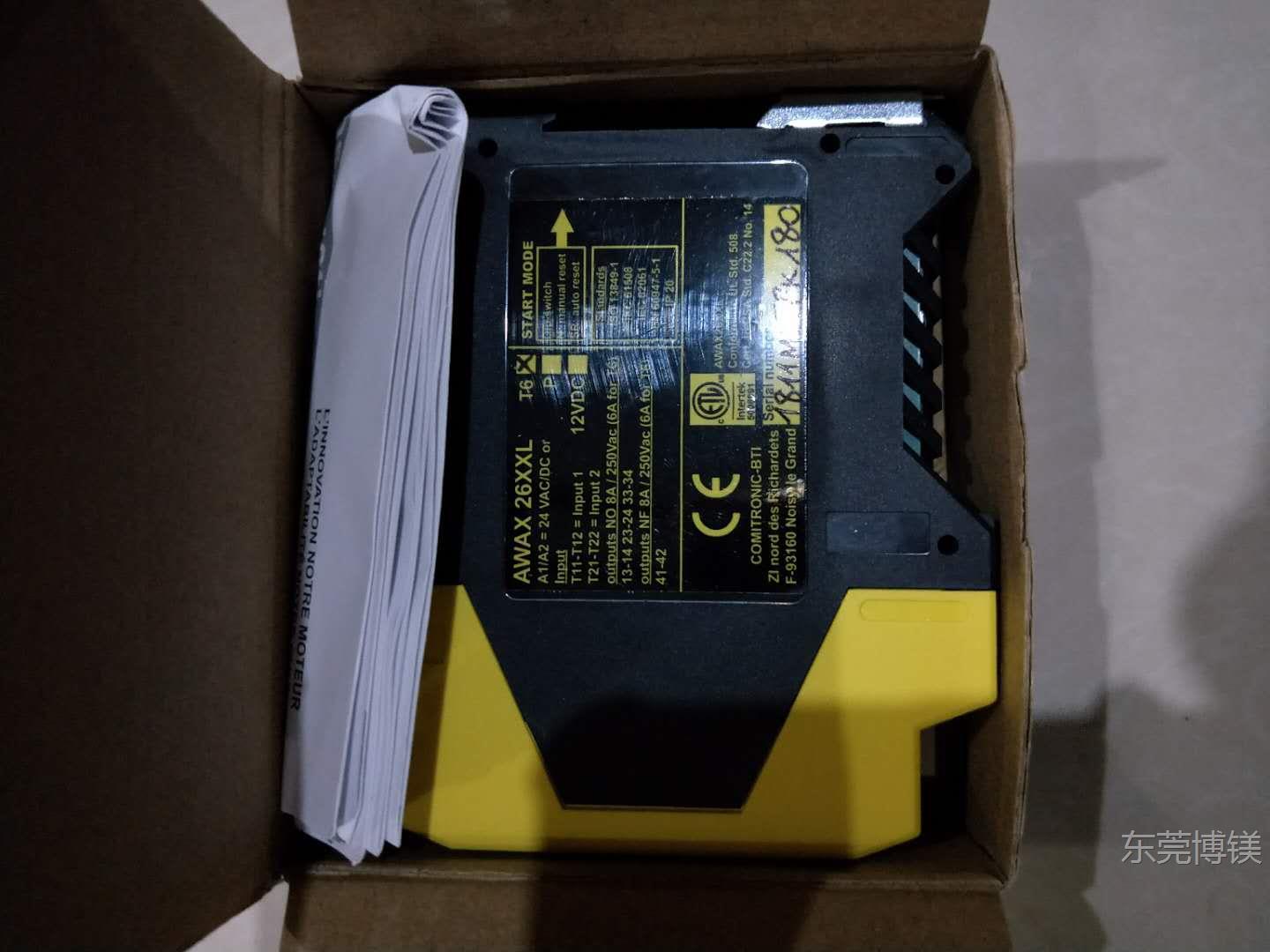 现货授权法国COMITRONIC-BTI安全开关继电器AWAX26XXLP 24VDC原装