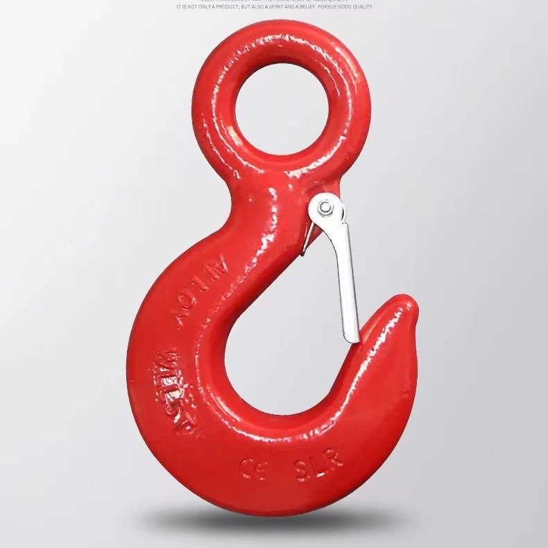 眼型安全吊钩货柜钩吊装起重多吨位环眼货钩合金钢吊钩厂家优惠