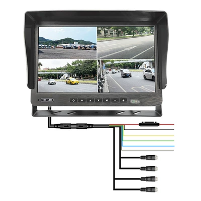 Car 10.1inch Display Screens Ahd Car display - 101inch-ahd-sf-monitor-4-channels