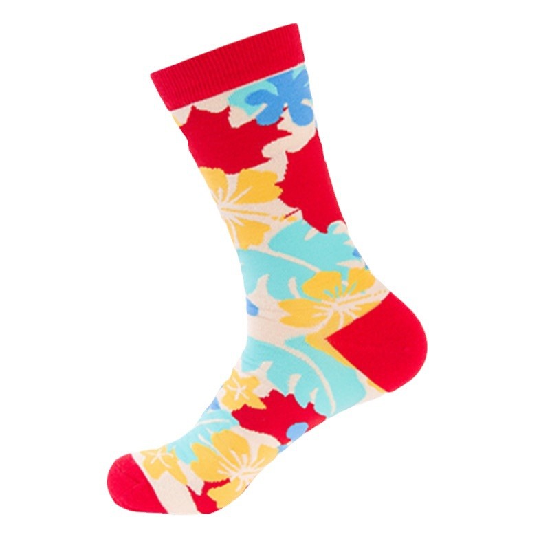 New Autumn Breathable Cotton Personalized Adult Casual Socks Cotton Socks Socks Jacquard High Tube Origin_maomaolike.com