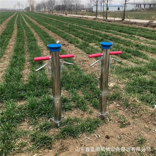 单人操作不锈钢烤烟种植机 手提小型辣椒栽苗器 农用棉花苗移栽机