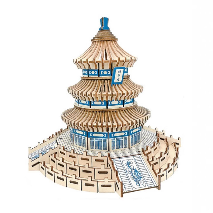 クリエイティブ 3D 立体パズル子供の知育玩具組み立ておもちゃ天壇建築モデル装飾品おもちゃ卸売|undefined