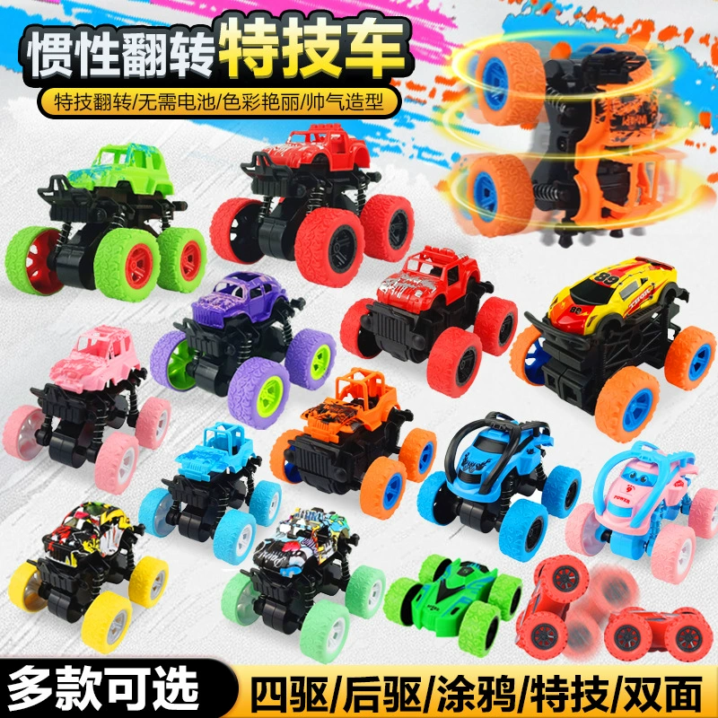 Трансграничная детская инерционная полноприводная подвеска внедорожника, симулятор мальчика, игрушка, трюковые качели, модель автомобиля Bigfoot