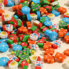 Creative Christmas Cartoon Mini Cross-border Eraser Student Prize Stationery Set Erases Cleanly Without Marking