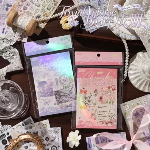 สติกเกอร์เล่ม DIY ตกแต่งแพลนเนอร์ แฮนด์บุ๊ก 20 แผ่น