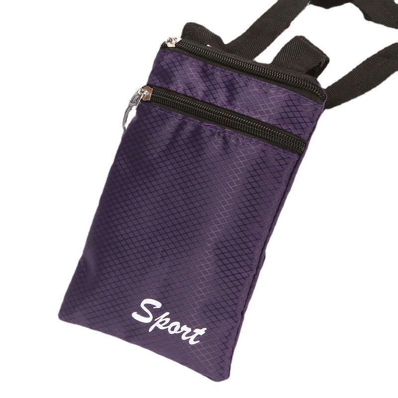 New Men's and Women's Fashion Mobile Phone Bag Ultra-thin Women's Simple Multi-function Shoulder Crossbody Mobile Phone Bag Coin Purse Wholesale