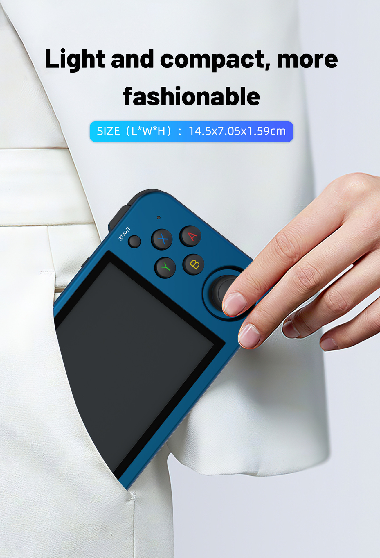yashoo RK3566 Quad-Core Retro Gaming Handheld | Schermo IPS da 3,5", Streaming Moonlight, 32 GB di spazio di archiviazione, doppio slot TF, 7 ore di riproduzione_voghion.com