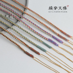 手工编织金刚结吊坠 绳diy藏式唐卡挂件编织绳民族风饰品项链批发