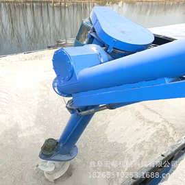 港口325螺旋卸船机水泥灰装车移动绞龙设备石灰石粉机械臂抽灰机