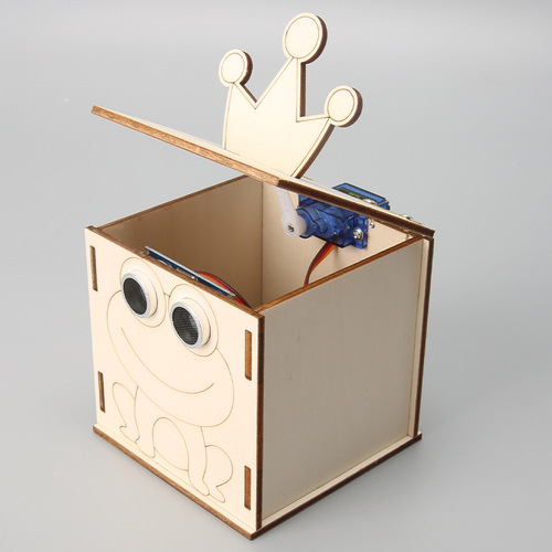 Science and technology small production sensor trash can primary and secondary school students scientific experiment puzzle creative invention handmade diy