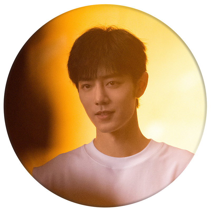 Xiao Zhan personal foto bar regalos placa de estaño espejo llavero colgante mochila colección de fans