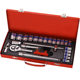 24 pieces suit ratchet wrench tools blue ribbon and Mars plug