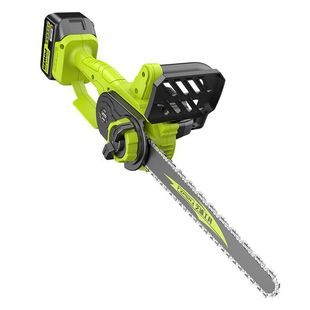 German Shibaura Rechargeable Chainsaw Brushless Lithium Chainsaw High-Power Household Handheld Electric Chain Saw Outdoor Sawing Logging Saw