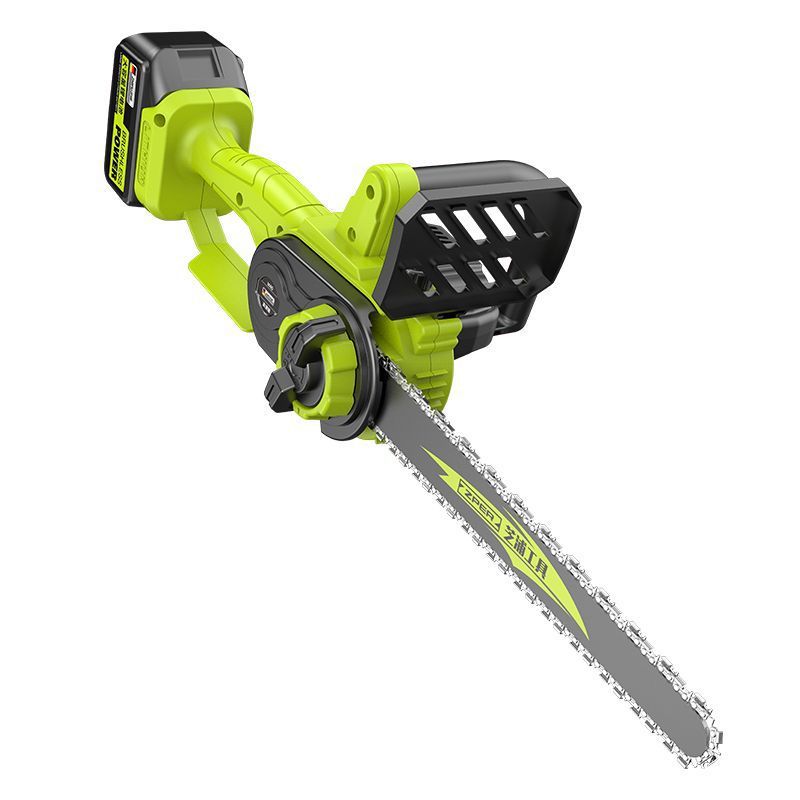 德国芝浦充电电锯无刷锂电锯大功率家用手持电链锯户外锯木伐木锯