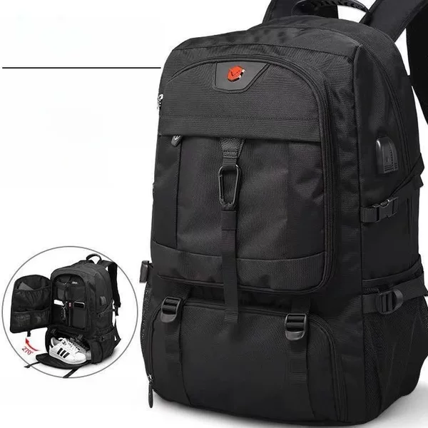 Super Large Capacity Men's Backpack Premium Travel Backpack Sports Outdoor Luggage Bag Mountaineering Bag Waterproof Schoolbag