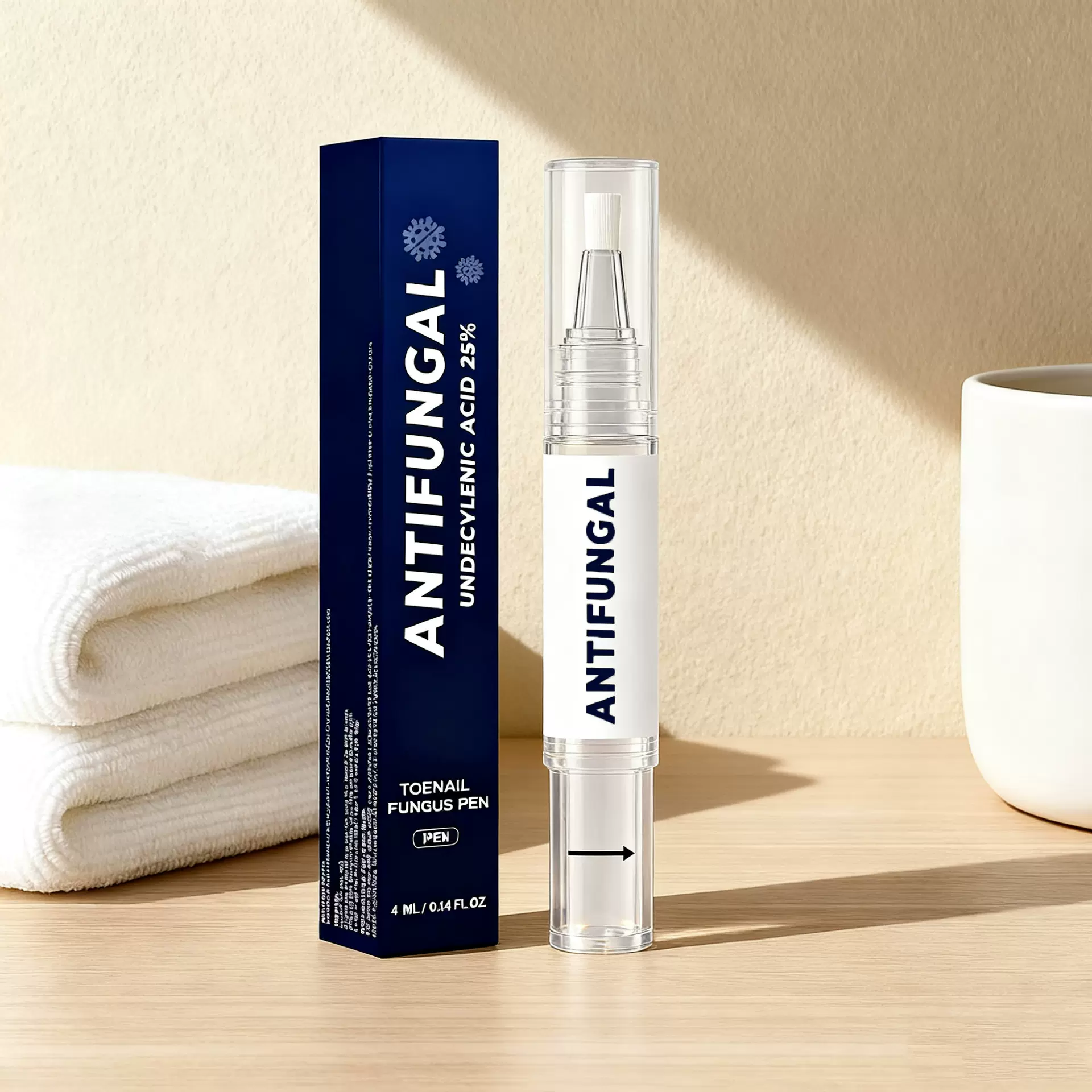 跨境外贸爆款脚趾甲真菌笔4ml修护灰指甲精华液抑菌笔指甲护理液