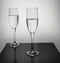 國產玻璃笛型香檳杯婚慶香檳杯氣泡酒高腳甜酒杯活動專用