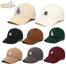 MLB棒球帽软顶小标帽子CP77大标CP66鸭舌帽男女同款时尚百搭潮ins