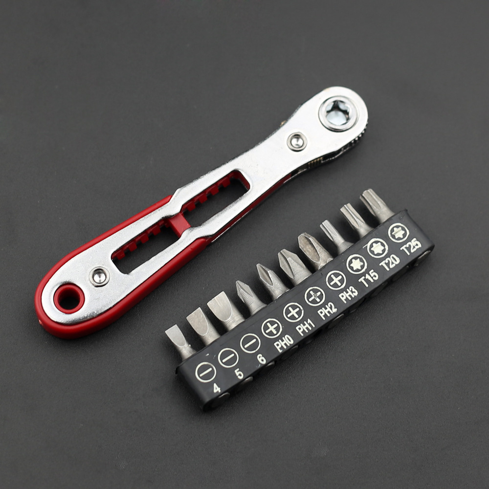Llave inglesa roja delgada de 36 dientes + Grupo de cabeza de lote t25