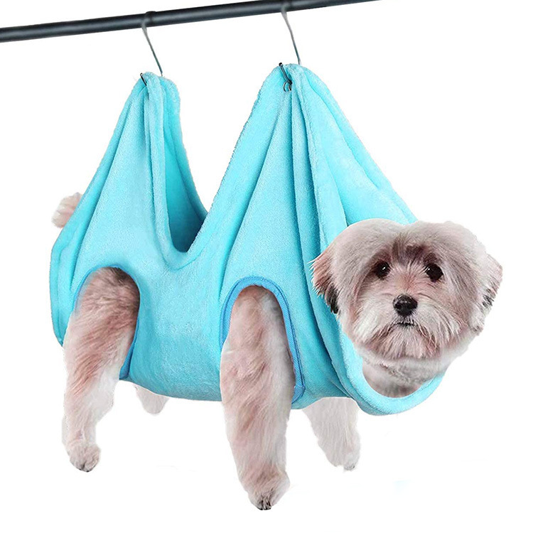 ドッグキャットハムムックペット美容服犬の爪のトリミング犬ハンモックペットタオルテーブル用品|undefined