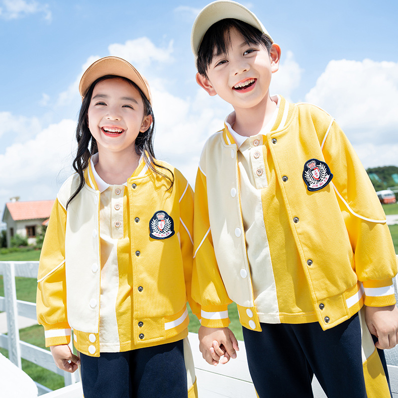 幼兒園園服春秋裝兒童學院風班服秋季運動會服裝一年級小學生校服