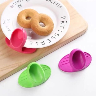 Silicone Insulated Finger Cots for Kitchen Multifunctional Oven Dish Clips Thickeneded High Temperature Resistant Anti-Scalding Gloves