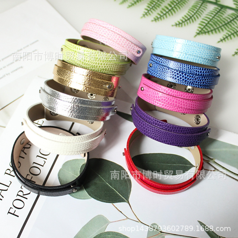 18+8mm Snake Pattern Double-Layer Hand Strap Pu Leather Watch Strap DIY Letter Jewelry Imitation Leather Strap Hidden Buckle Wrist Strap 18+8mm Snake Pattern Double-Layer Hand Strap Pu Leather Watch Strap DIY Letter Jewelry Imitation Leather Strap Hidden Buckle Wrist Strap