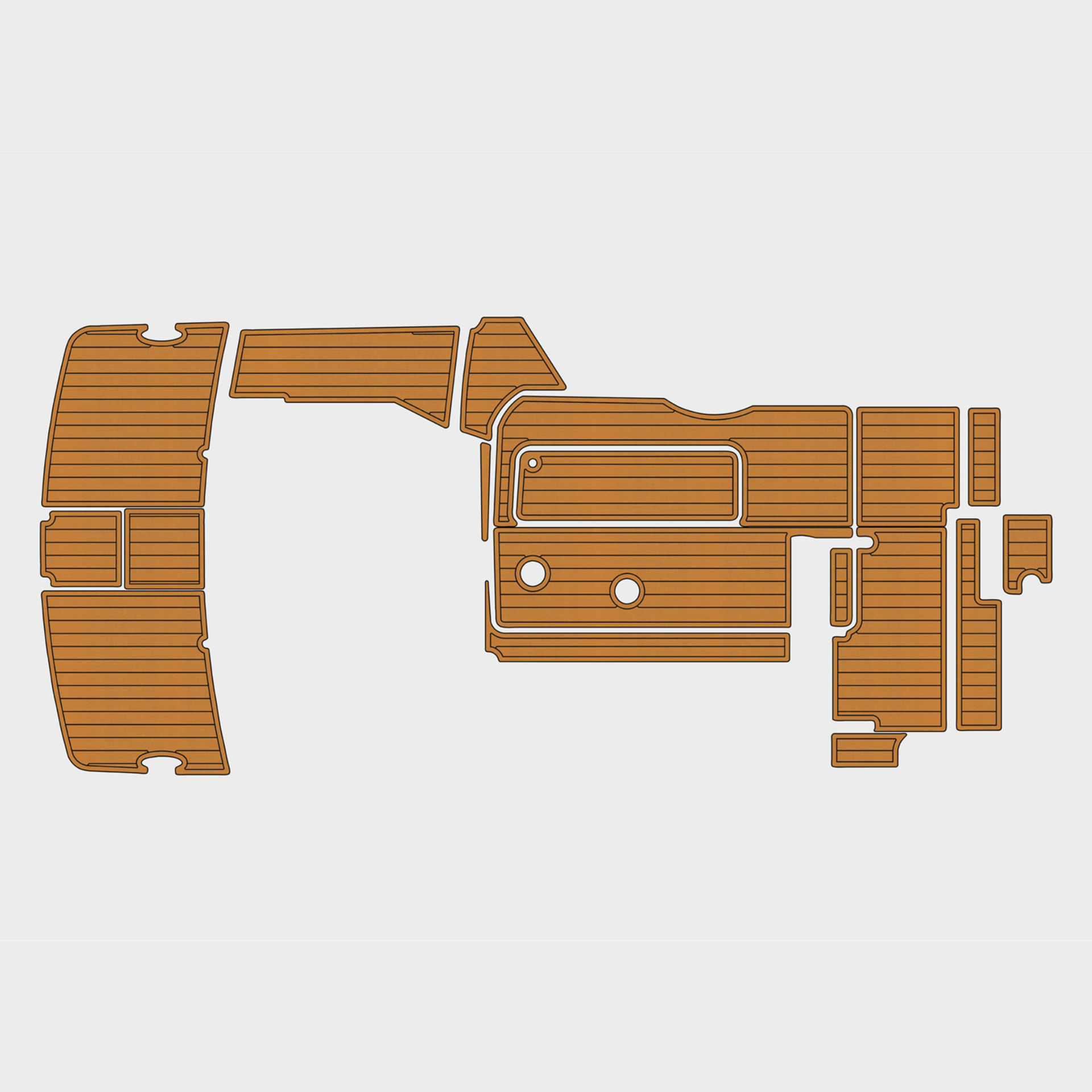 2000-2002 FORMULA 330 SS Faux EVA teak Marine Floor