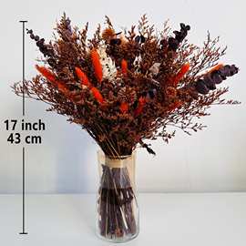 亚马逊干花花束高级感永生花小花束情人节礼物蓝星球富贵叶跨境