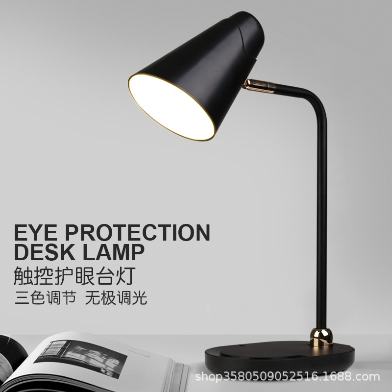 Factory Direct Supply Cross-Border Led Office Study Bedroom Study Bedside Three-Color Lighting Student Dormitory Reading Desk Lamp