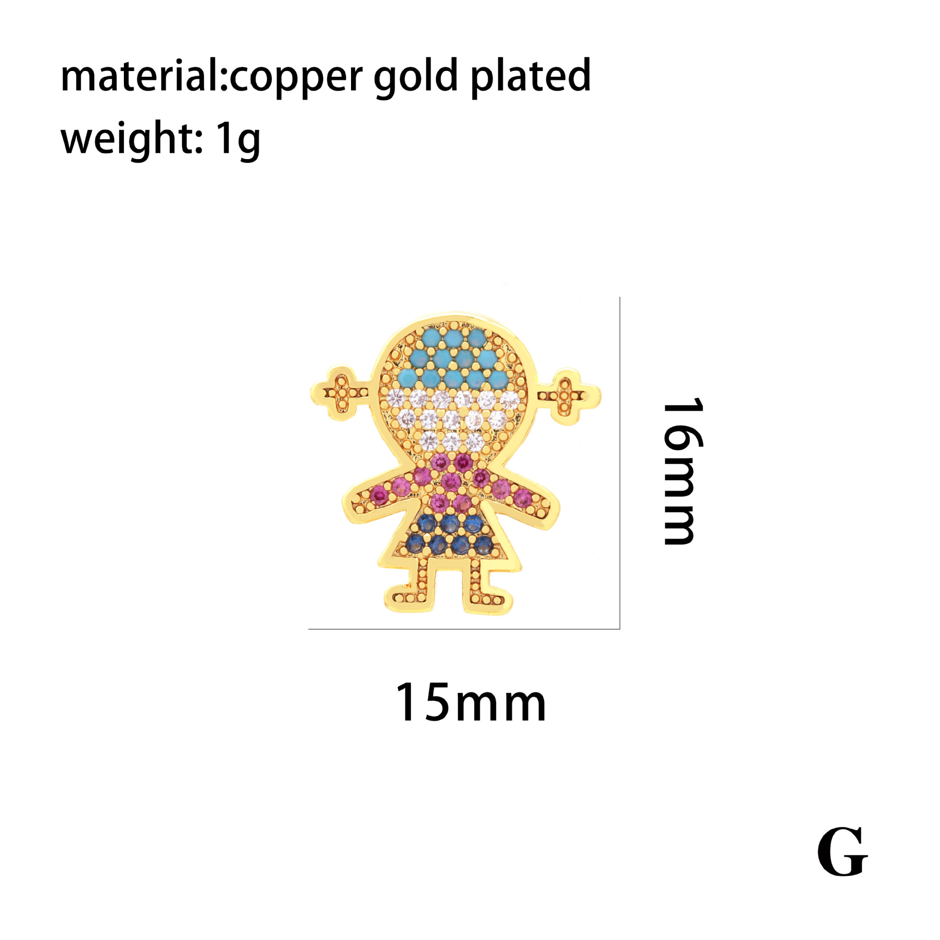 1 Stück Kupfer Strasssteine 18 Karat Vergoldet Inlay Satin Perlen display picture 8